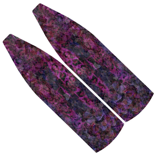 Quwack Camo Magenta Blätter